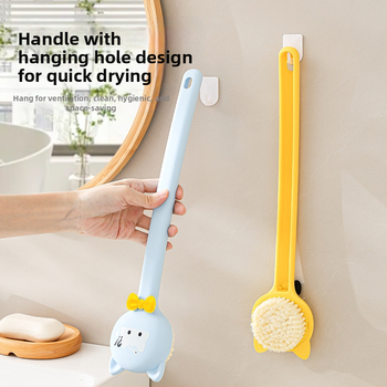 Βούρτσα ντους και μασάζ με μακριά λαβή για την πλάτη – Hongyu, προέλευση Zhejiang, υλικό PP, κωδικός HY-0378