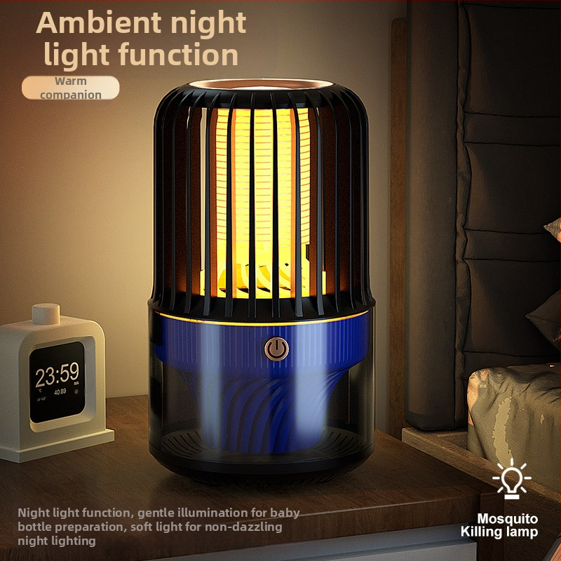 Електрически убийца на комари, USB презареждаем, UV лампа, обхват 41-60 м², батерия 1000-1600 mAh, време за работа 1-3 ч., ABS корпус