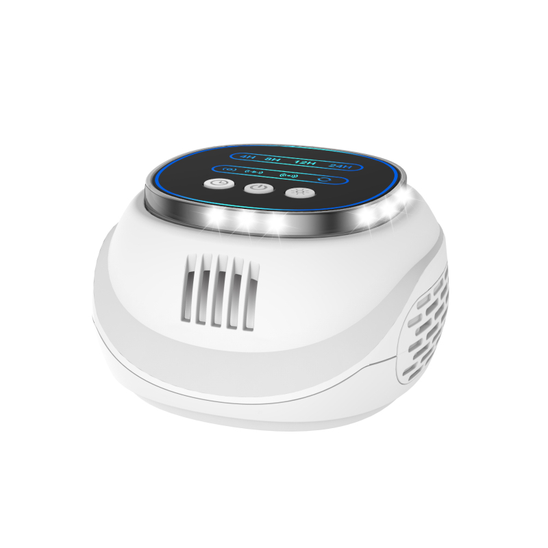 Laiko reguliuojamas ultragarso atbaidytuvas pelėms ir kenkėjams su keturkampėmis mirgančiomis šviesomis, kvadratinė korpuso forma, 220V, 5W