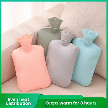 Nauja nešiojama šilto vandens maišelis su vandens injekcija – dryžuotas dizainas, aukštos tankio PVC, šildo rankas/kaklą/pečius, karštas ir šaltas dvigubas naudojimas