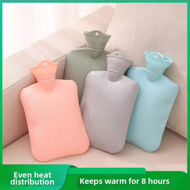 Nauja nešiojama šilto vandens maišelis su vandens injekcija – dryžuotas dizainas, aukštos tankio PVC, šildo rankas/kaklą/pečius, karštas ir šaltas dvigubas naudojimas