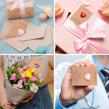 Σετ καρτών σε σχήμα καρδιάς από κρύσταλλο – κάρτες κρυστάλλου για δώρα σε σχολικό πάρτι, Καλοκαίρι 2024