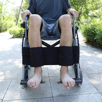 Ζώνη στερέωσης ποδιού για καροτσάκι, Han Mu, από παχύ βαμβακερό twill, ιμάντας ποδιού, για φροντίδα υγείας