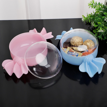 Κουτί γλυκίσματος σε σχήμα καραμέλας για γάμο με καπάκι — PS πλαστικό, αποθήκευση κοσμημάτων, κουτί συσκευασίας