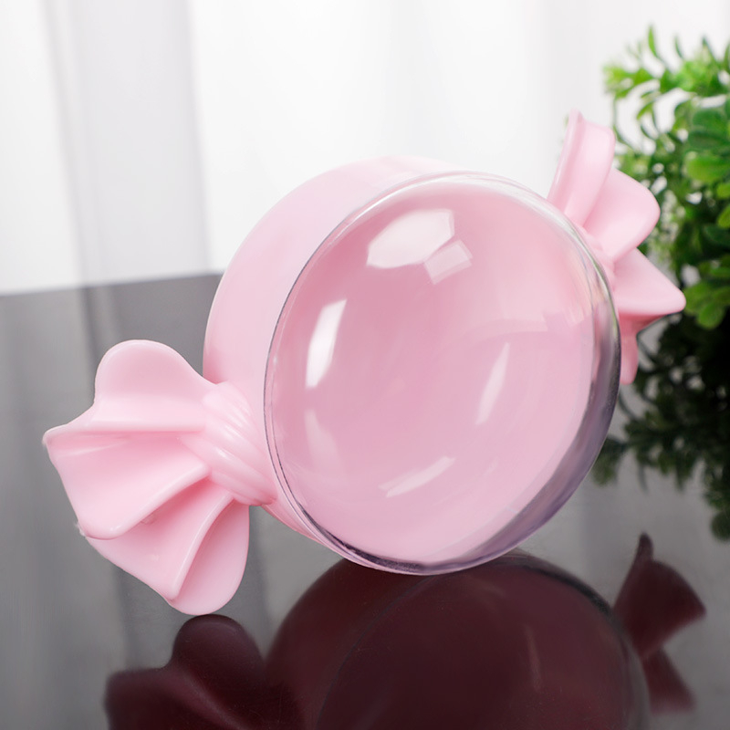 Κουτί γλυκίσματος σε σχήμα καραμέλας για γάμο με καπάκι — PS πλαστικό, αποθήκευση κοσμημάτων, κουτί συσκευασίας