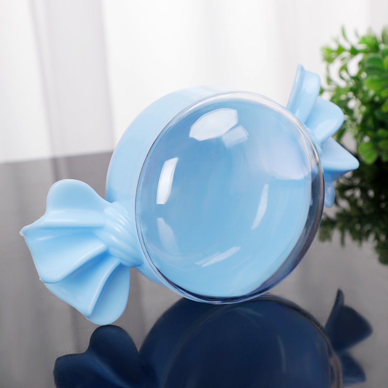 Κουτί γλυκίσματος σε σχήμα καραμέλας για γάμο με καπάκι — PS πλαστικό, αποθήκευση κοσμημάτων, κουτί συσκευασίας