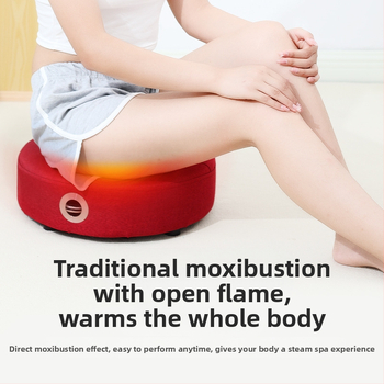 Συσκευή moxibustion με futon κάθισμα, ρυθμιζόμενη θερμοκρασία, λινό και ξύλο, μοντέλο AL010008, Yu Xi Ai