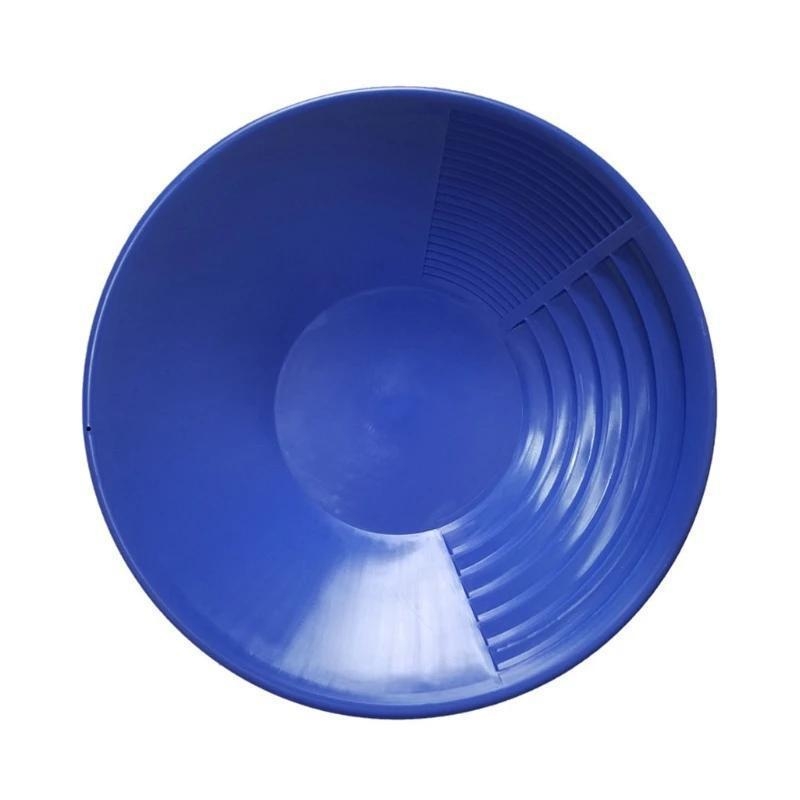 Mini plastmasas baseins zeltu mazgāšanai, pārnēsājams rokas griežams zelta meklēšanas panna (plastmasas; 300 g; iepakojumā 50 gab.; 2021. vasara; bruto svars 18)