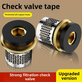 Sprchový ventil s proti spätnému toku, kontrolný ventil a uzatvárací ventil; meď; tesniaca podložka