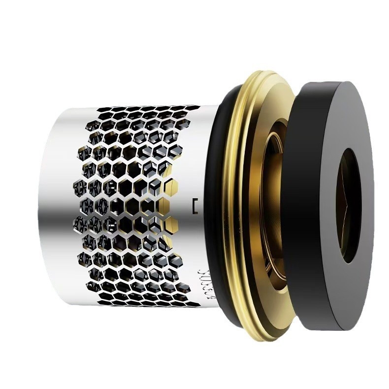 Supapă de duș cu protecție împotriva fluxului invers, supapă de control și supapă de închidere; cupru; garnitură de filtru