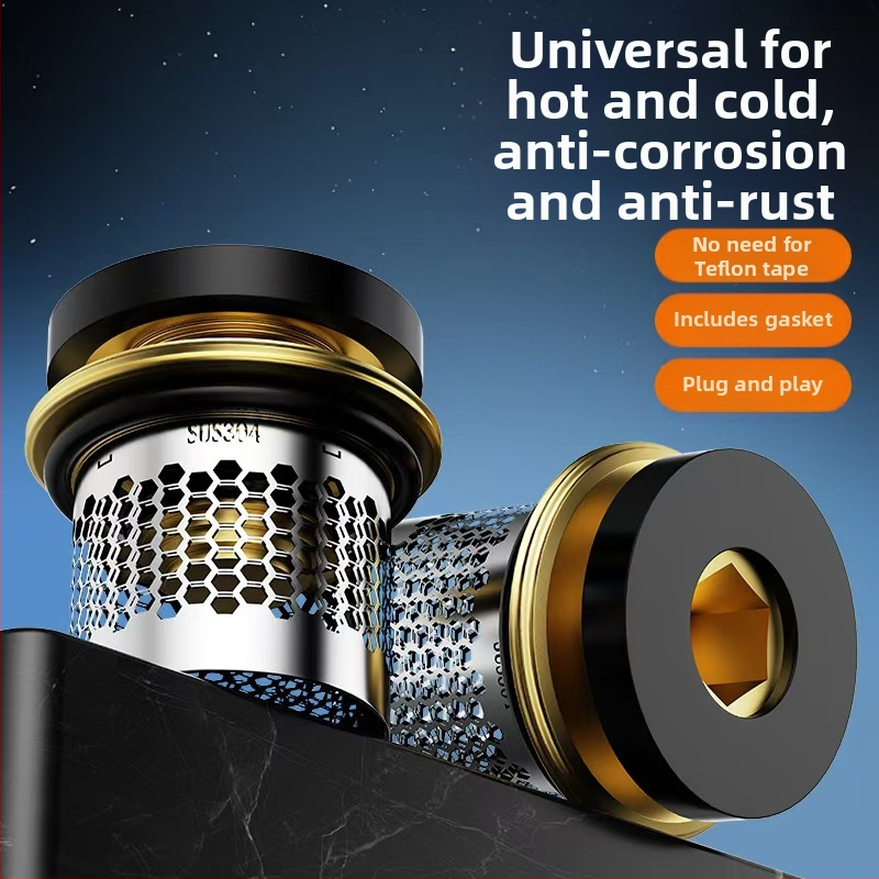 Sprchový ventil s proti spätnému toku, kontrolný ventil a uzatvárací ventil; meď; tesniaca podložka