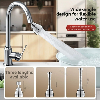 Virtuvės čiaupo pratęsėjas, vario konstrukcija, vieno gabalo dizainas, nerūdijančio plieno vožtuvo šerdis, pritaikymas prieinamas