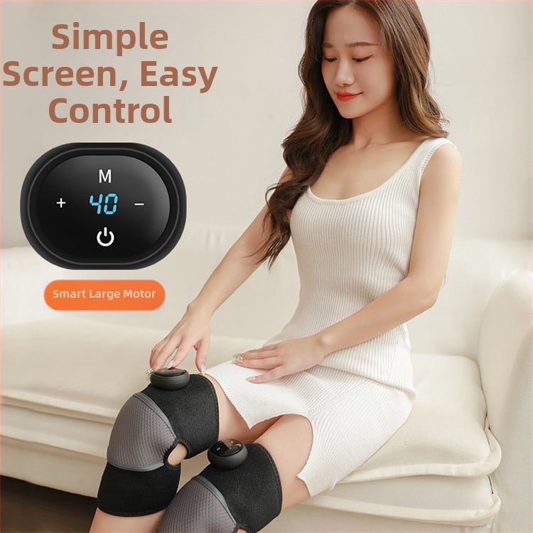 Нагряващ масажор за коляно и рамо с топлинна компресия и вибрация, 5V, 7W, 45–65°C