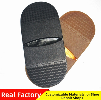 Batų kulnas iš galvijų sausgyslės gumos, modelis Fine Ripple, tinkamas odiniams batams, sandaloms, kasdienėms batams, šiltoms batams, audinių batams, darbo batams