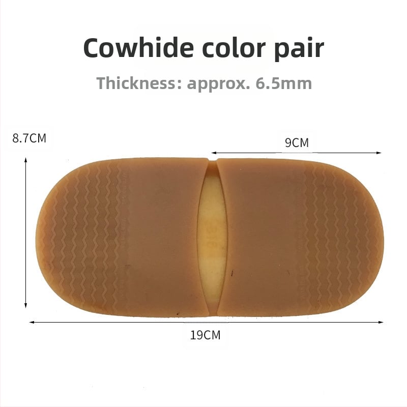 Batų kulnas iš galvijų sausgyslės gumos, modelis Fine Ripple, tinkamas odiniams batams, sandaloms, kasdienėms batams, šiltoms batams, audinių batams, darbo batams