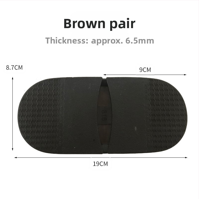 Batų kulnas iš galvijų sausgyslės gumos, modelis Fine Ripple, tinkamas odiniams batams, sandaloms, kasdienėms batams, šiltoms batams, audinių batams, darbo batams