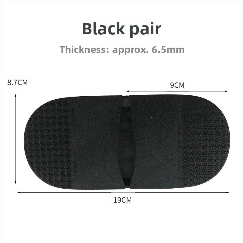 Batų kulnas iš galvijų sausgyslės gumos, modelis Fine Ripple, tinkamas odiniams batams, sandaloms, kasdienėms batams, šiltoms batams, audinių batams, darbo batams