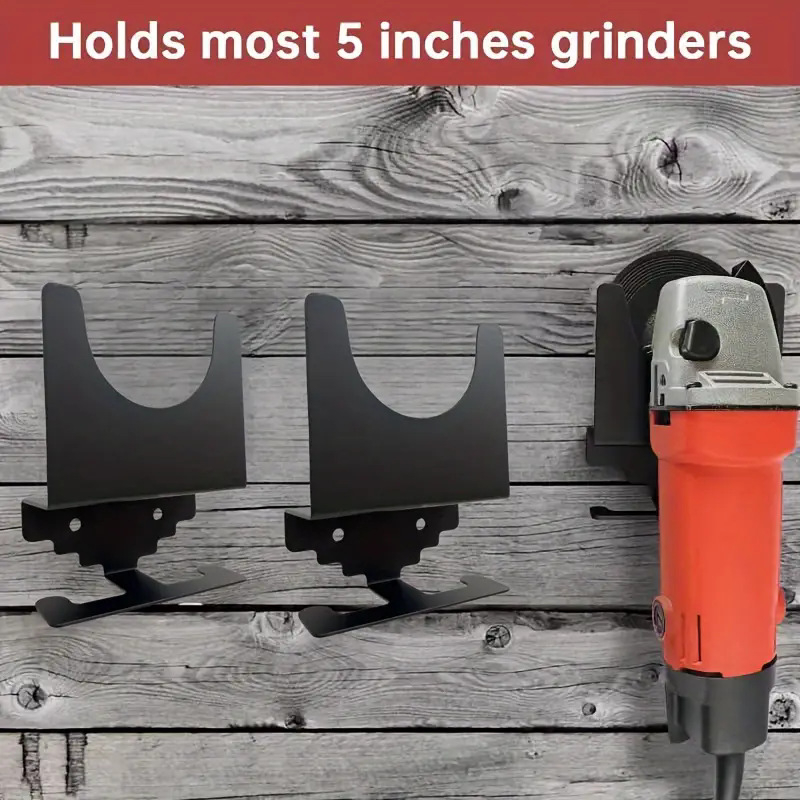 Feng sheng nehéz kivitelű falra szerelhető sarokcsiszoló tároló tartó, bimetál konstrukcióval, munkapult számára