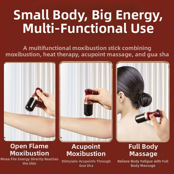 Moxibustion Jar от Yucaotang — ръчно държан топъл моксибуцион, преносим домашен масаж, грижа за лице и очи, персонализируем, спецификация 1000