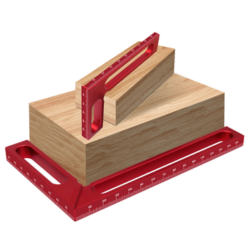 Дърводелска квадратна линийка, алуминиева сплав, 90° ъгъл, L-образен височиномер, измервател за маркиране