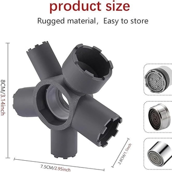 Εργαλείο απομάκρυνσης και επισκευής αεραντήρα βρύσης 10-σε-1 για RV και τροχόσπιτο