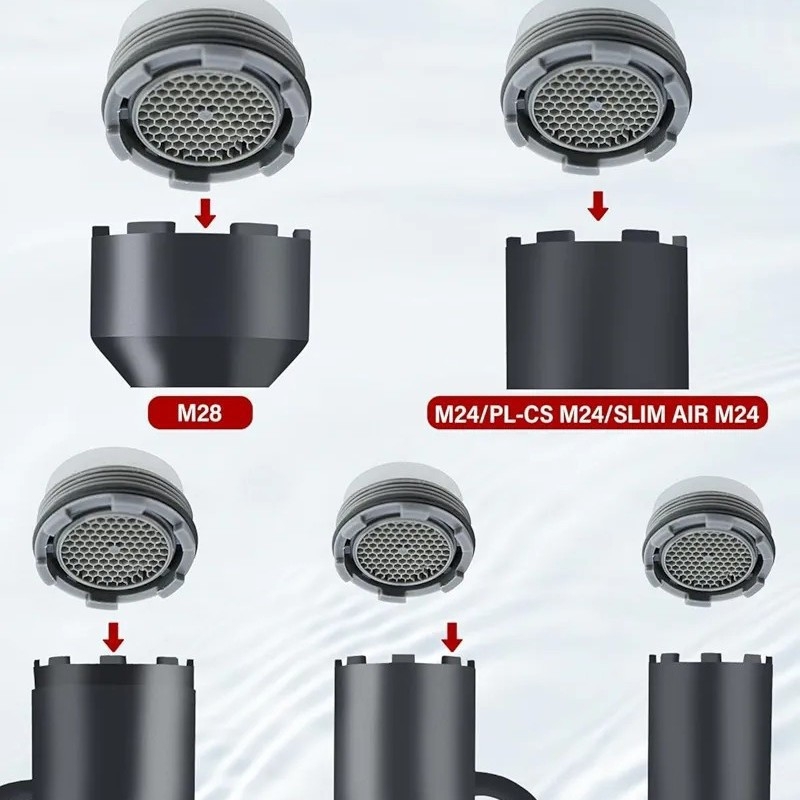 10 az 1-ben eszköz csaptelep aerátorának leszereléséhez és javításához – RV- és lakóautó-kompatibilis