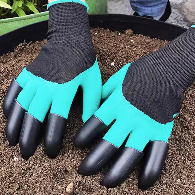 Sodininko pirštinės kasimui su putų nagais – latekas, vidinis nailonas, atsparios vandeniui, atsparios dygliams ir kvėpuojančios