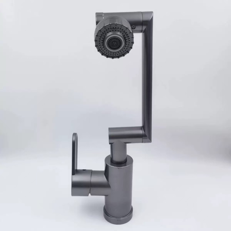 HM-2398 Plastikinis maišymo čiaupas, keramikinis diskas vožtuvas, pasukamas, pakėlimas, 0–90°C