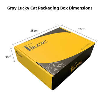 Luckcat mechaninis maišytuvo praustuvui, karštas/šaltos, nerūdijantis plienas, keramikinė kasetė, 360° sukimas