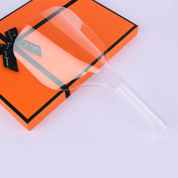 Прозрачен фризьорски щит за лице – защита при подстригване на челки, марка Charming hair, козметичен/фризьорски инструмент, нетно тегло 0.1 кг, за обикновени потребители