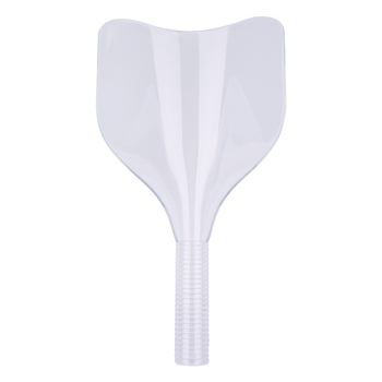 Прозрачен фризьорски щит за лице – защита при подстригване на челки, марка Charming hair, козметичен/фризьорски инструмент, нетно тегло 0.1 кг, за обикновени потребители