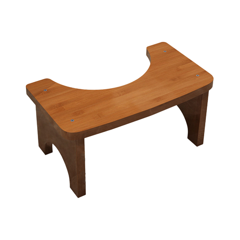 Bambuko tualeto suolas – ne sulankstomas, kojų pėdų suolas vonios kambariui, klozeto squat pad