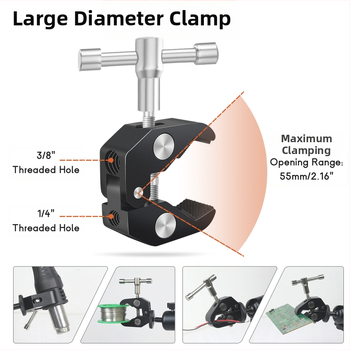 Фиксирана скоба за горещ въздух за ремонт на PCB (S2 стомана; ремонт на печатни платки; телекомуникационна поддръжка)