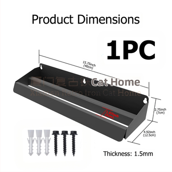 Επιτοίχιος φορέας αποθήκευσης εργαλείων, πολυχρηστικός, χάλυβας άνθρακα, απλός και μοντέρνος στυλ, μονοεπίπεδη κατασκευή