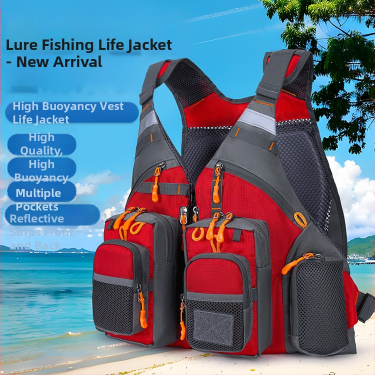 Hengtu 960 Γιλέκο Πλευστότητας για Υδάτινα Αθλήματα, Με Πολλές Τσέπες, Γρήγορο Στέγνωμα