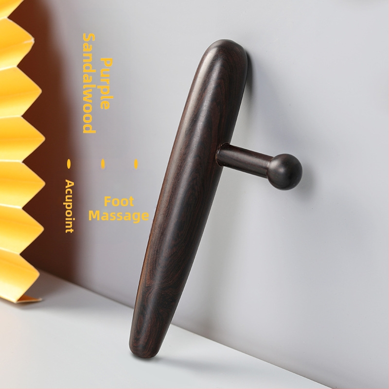 Дървен триъгълен масажен инструмент за акупресия на точки — купинг устройство до 36 чаши