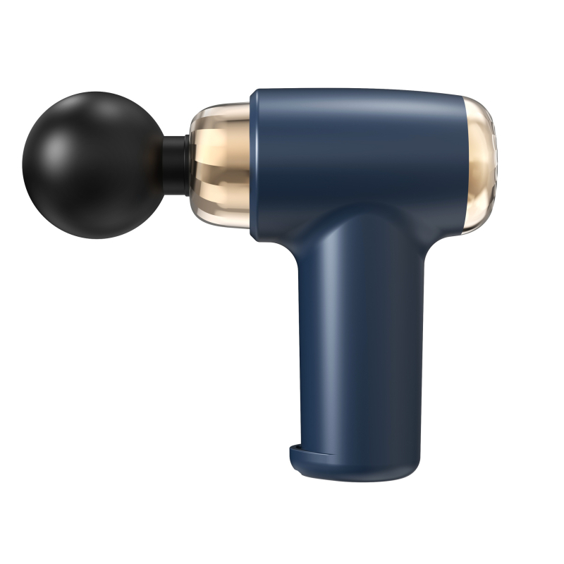 USB fascijos masažuoklis – raumenų atsipalaidavimui, 4 galvutės, šepetėlinis variklis, 3 greičiai su reguliavimu, triukšmas mažiau nei 36 dB, veikimo laikas 3–6 val