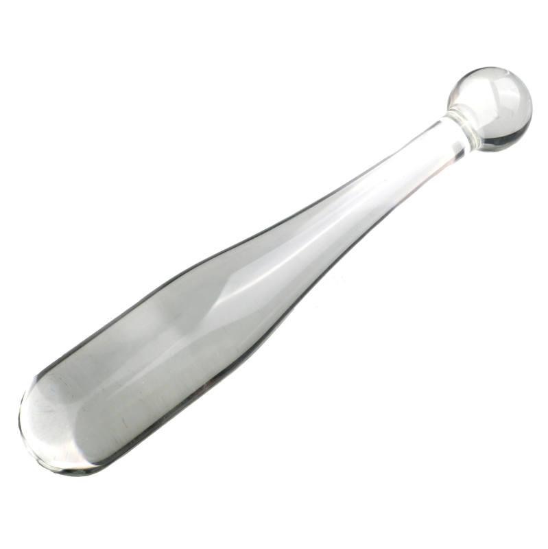 Stiklinis sekso žaislas beisbolo lazdelės formos, analinis kištukas ir stikliniai karoliukai; Medžiaga: stiklas; Kilmės šalis: Pekinas; Prekės ženklas: Pleasing youth; Auditorija: Suaugusieji