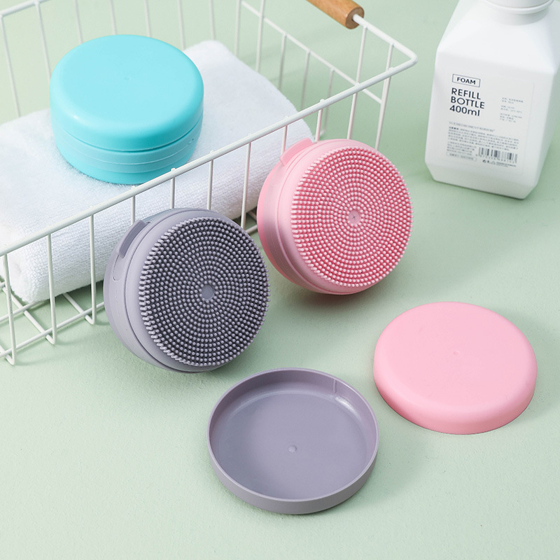 Szilikon fürdő- és masszázskefe általános használatra