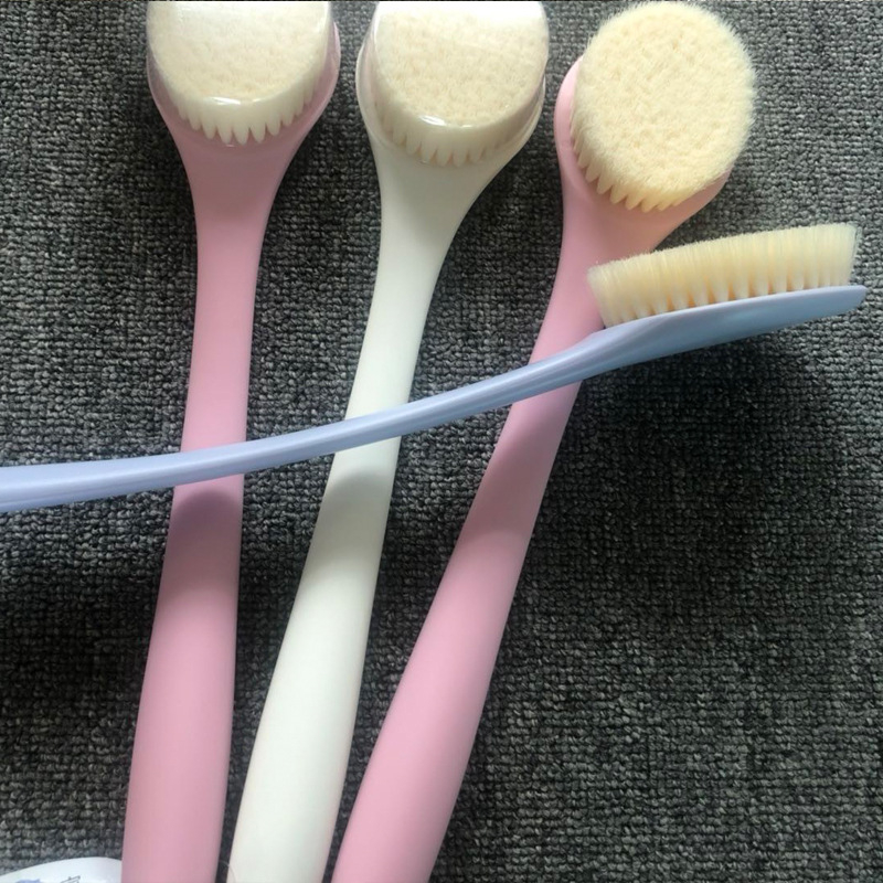 Четка за гръб с дълга дръжка за баня, нейлонова четина, за възрастни