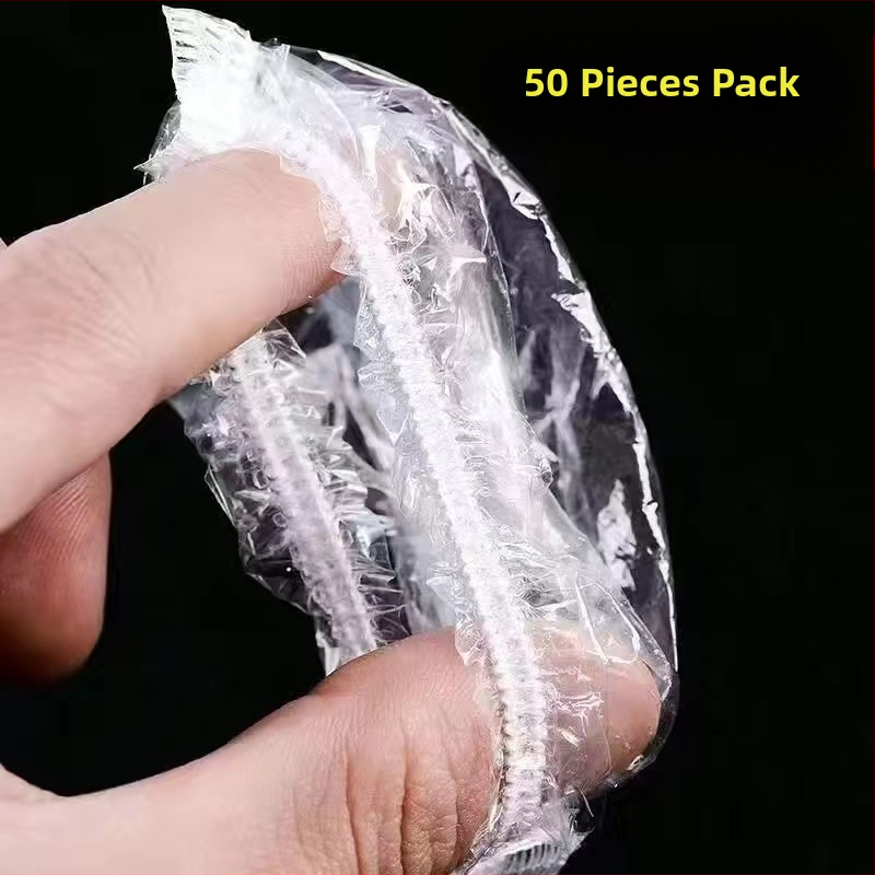 Vienkartinės vandeniui atsparios ausų apsaugos priemonės voniai ir plaukų dažymui