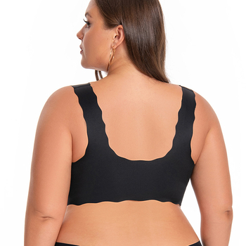 Priekinė užsegama liemenėlė, pilnos kupos, belaidė, pagrindinis audinys: nailonas 70-80%, pamušalas Spandex <30%, fiksuotos dvigubos petnešėlės