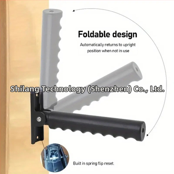 Дверна въртяща се помощна дръжка за възрастни – алуминиева сплав + въглеродна стомана, модел SL-017, марка Siilang, персонализация налична, опаковка 25 бр.