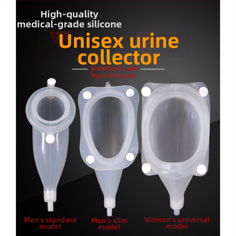 Shengbang силиконов уринен колектор и торба за урина за възрастни с инконтиненция — силикон/пластмаса, 60 бр. в опаковка