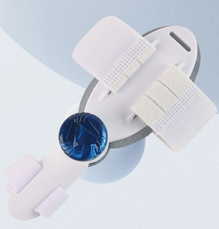 Hallux valgus piršto korektorius — reguliuojamas piršto atskyrėjas, didžiojo piršto ortozė, modelis: 006, serija Hallux valgus corrector, svoris: 68 g, medžiaga: TPR elastinis Velcro silikono lakštas