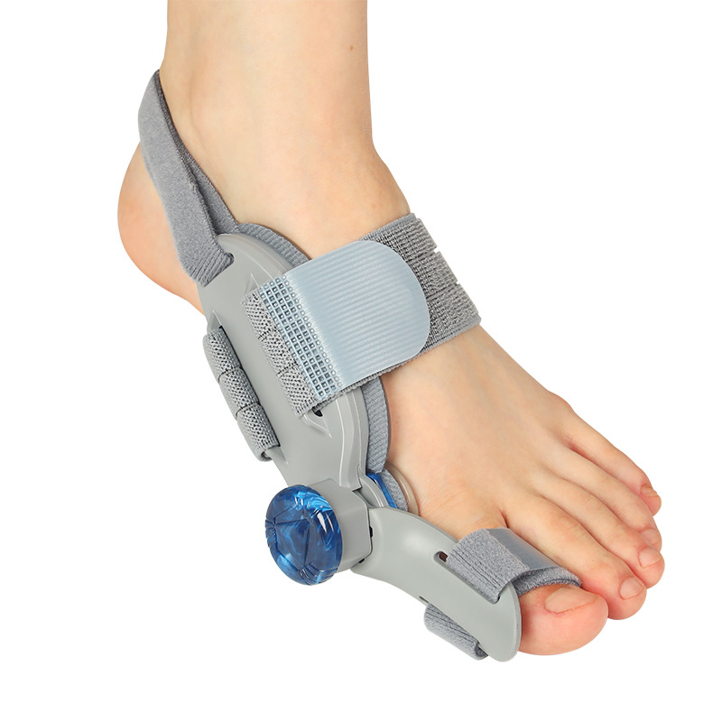 Hallux valgus piršto korektorius — reguliuojamas piršto atskyrėjas, didžiojo piršto ortozė, modelis: 006, serija Hallux valgus corrector, svoris: 68 g, medžiaga: TPR elastinis Velcro silikono lakštas