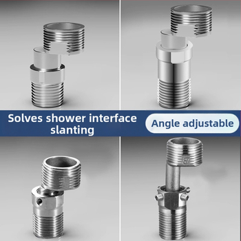 Dušas krāns ar regulējamiem teleskopiskiem izliektiem kājiņām, pagarināts leņķis, vara korpuss, savienojums