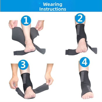 Ζώνη Στήριξης Αστράγαλου - Mades, Πλαστικό, Μοντέλο 108, Υποστήριξη ποδιού