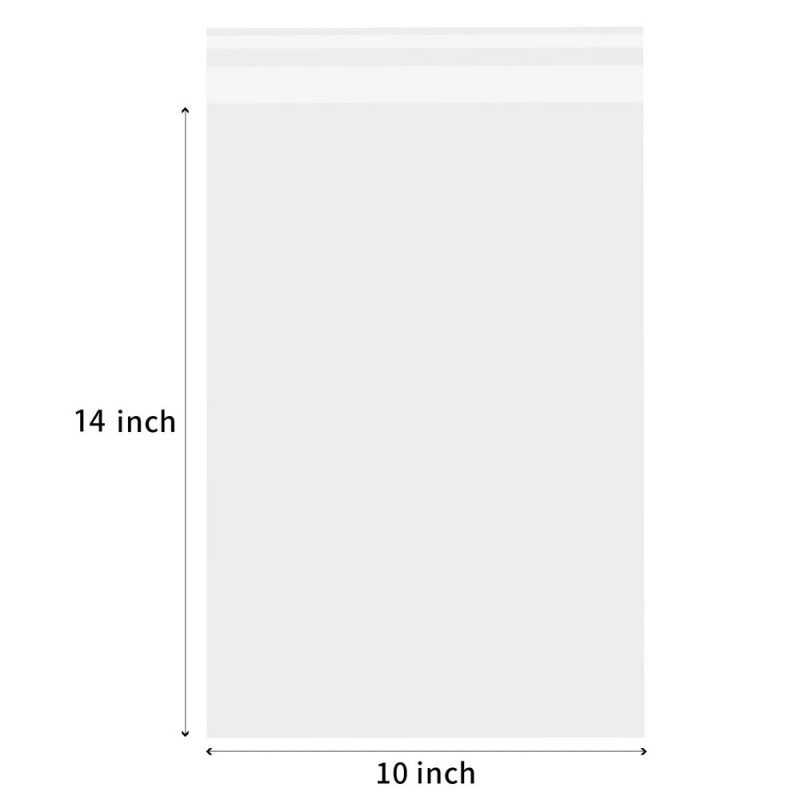 Savarankiškai lipanti OPP pakuotė drabužiams laikyti, skaidri, dulkių apsauga