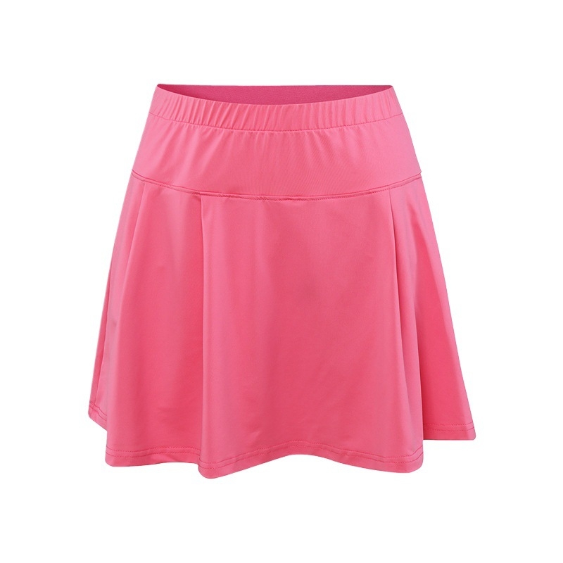 Suknja, jednobojna, ljetna poliester tkanina, pogodna za trčanje i stolni tenis/badminton.